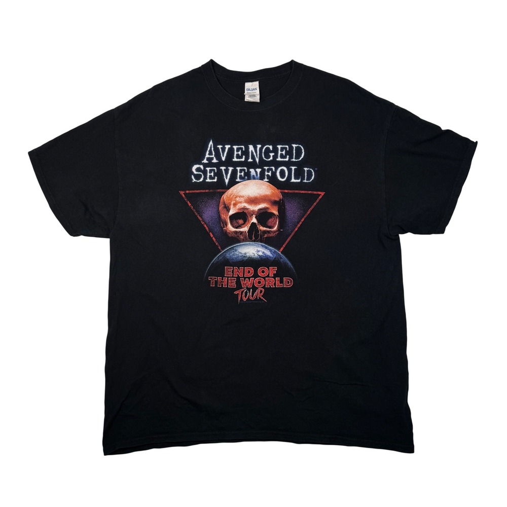 Avenged Sevenfold Tour Shirt XL Black 2018 End of the World Graphic Mens